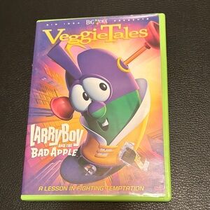 3/$15 VeggieTales LarryBoy and the Bad Apple DVD